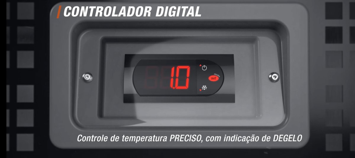 Controlador DIgital - Controle de Temperatura Preciso, com indicação de degelo